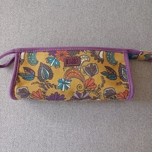 Vintage, Fossil Canvas Makeup Bag